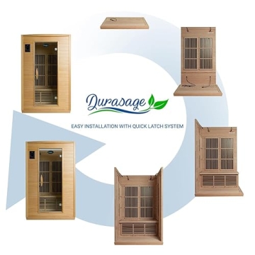 Durasage Infrared Sauna - Relaxation in Canadian Hemlock