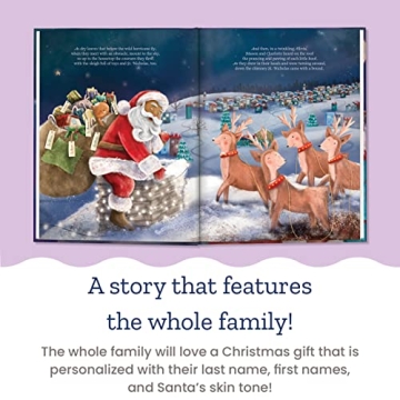 Personalized Family Christmas Storybook for Kids - Hardback