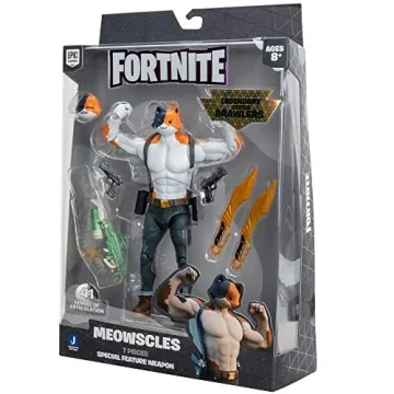 FORTNITE Meowscles 7 Inch Action Figure with Accessories