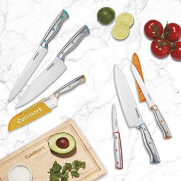 Cuisinart Stainless Steel ColorCore™ Knife Set with Guards