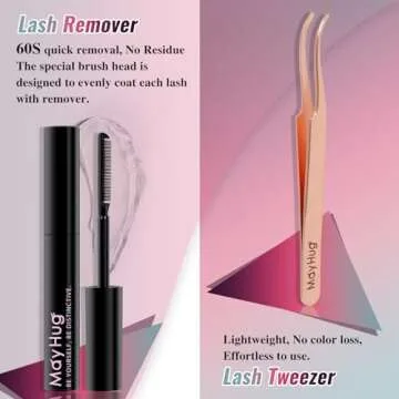 Mayhug Lash Clusters Kit - 144pcs 3D False Eyelashes