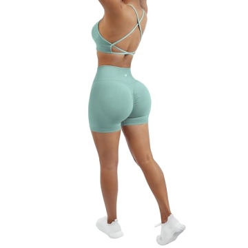 SUKSESS Women Seamless 2 Piece Workout Set for All Fitness Levels