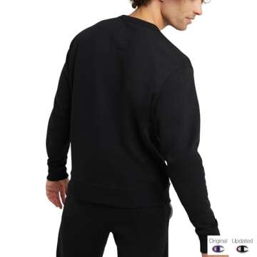 Champion Men's Crewneck, Powerblend Fleece Sweatshirt, Crewneck Sweatshirts(Reg. or Big & Tall)