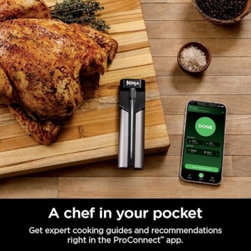 Ninja ProChef Wireless Meat Thermometer for Perfect Cooking