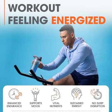 Genius Pre Workout Powder, Blue Raspberry - All-Natural Nootropic Pre-workout & Caffeine-Free Nitric Oxide Booster Supplement with Beta Alanine & Alpha GPC - No Artificial Flavors, Sweeteners, or Dyes