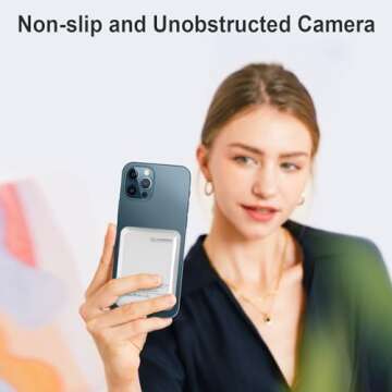 Haohiyo 5000mAh Magnetic Power Bank for iPhone 12-15