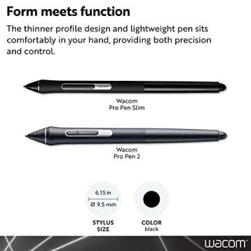 Wacom Pro Pen Slim (KP301E00DZ), Black