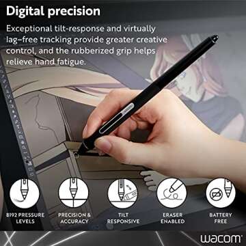 Wacom Pro Pen Slim (KP301E00DZ), Black