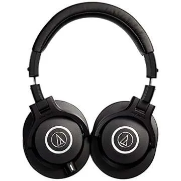 Audio-Technica ATH-M40x Professional Studio Monitor Headphones Bundled with HP-SC Replacement Cable Black