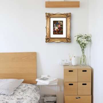 SIMON'S SHOP 8x10 Picture Frame Baroque Picture Frames 8x10 Vintage Photo Frames 10 x 8 in Bronze