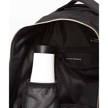 Lululemon Athletica Lululemon City Adventurer Backpack (Black/Gold), Medium