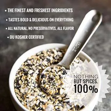 Everything Bagel Seasoning Blend XL Jar 10 Ounces