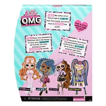 L.O.L. Surprise! LOL Surprise OMG Wildflower Fashion Doll with Multiple Surprises and Fabulous Accessories – Great Gift for Kids Ages 4+
