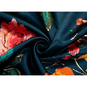 Stylish Floral Kimono Robe for Weddings & Lounging