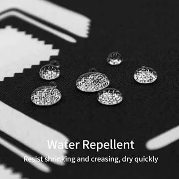 MitoVilla Black Boho Shower Curtain Set, Black White Shower Curtain, Modern Heavy Fabric Shower Curtain for Bathroom Decor, Tribal Geometric Bohemian Shower Curtain, 72 x 72