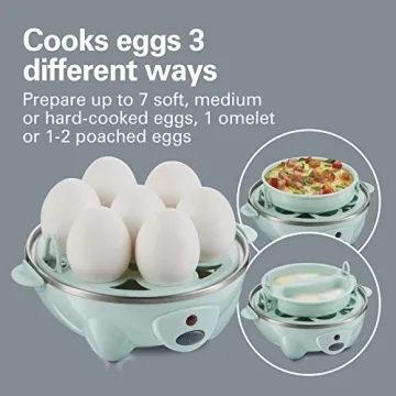 Hamilton Beach 3-in-1 Egg Cooker for Perfect Eggs