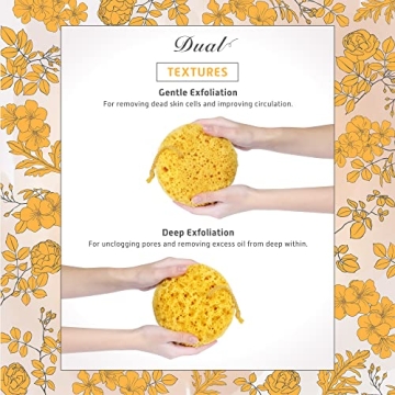 Spongentle Deep Cleansing Loofah Sponge for Exfoliation