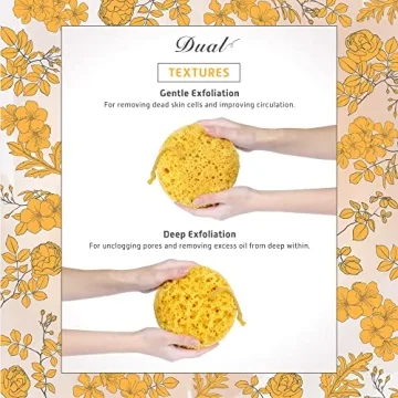 Spongentle Deep Cleansing Loofah Sponge for Exfoliation