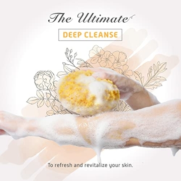 Spongentle Deep Cleansing Loofah Sponge for Exfoliation