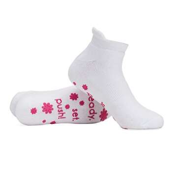 Baby Be Mine Labor and Delivery Non Skid Socks Maternity (6-10, Pink)