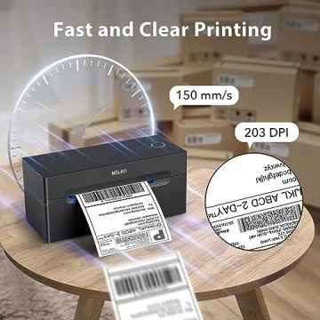 Wireless Bluetooth 4x6 Shipping Label Printer