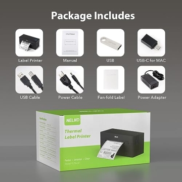 Wireless Bluetooth 4x6 Shipping Label Printer