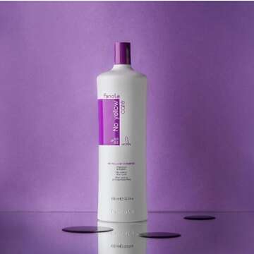 Fanola No Yellow Shampoo With Purple Violet Pigments To Eliminate Unwanted Yellow Tones & Brassiness...