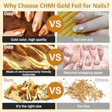 CHMI Gold Foil Flakes for Resin -15g, Jewelry Making, Imitation Gold Foil Flakes Metallic Leaf for Nails, Painting, Crafts, Slime and Resin Jewelry Making (Gold, Silver, Copper Colors)