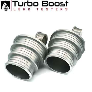 Charge Air Cooler CAC Boost Leak Tester 4", 3.5", 3" Steps - 6061 Solid Aluminum - Anti-Slip Grooves...