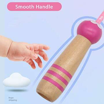 Jump Rope Kids - 7ft Adjustable Skipping Rope for Fun