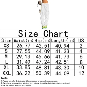 Trendy QYANGG Baggy Parachute Pants for Women & Girls