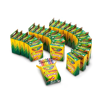 Crayola Crayons Bulk (24 Packs), Back to School Supplies for Preschool & Kindergarten, Bulk Crayons ...