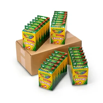 Crayola 24 Pack Crayons for Kids, Perfect for School