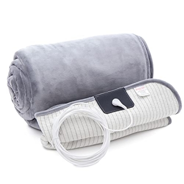 Hooga Grounding Blanket for Improved Sleep, Pain Relief, Energy, Inflammation. Grounded Throw, Earth...