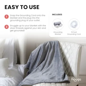 Hooga Grounding Blanket for Sleep and Energy Solutions