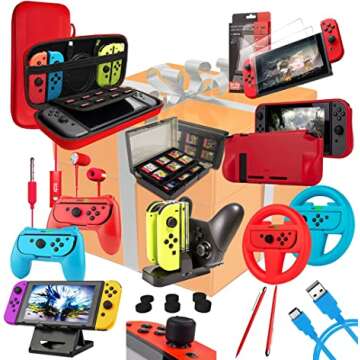 Complete Accessories Bundle for Nintendo Switch - Enhance Your Gaming