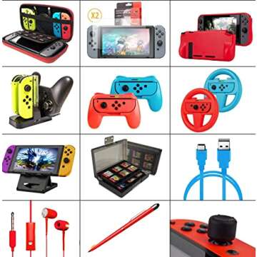Nintendo Switch Accessories Bundle - All-in-One Kit