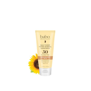 Babo Botanicals Daily Sheer Mineral Tinted Sunscreen SPF30