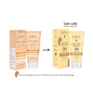 Babo Botanicals Daily Sheer Mineral Tinted Sunscreen SPF30