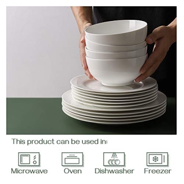 DOWAN 22 OZ Ceramic Bowls Set of 4 for Kitchen