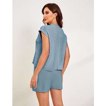 Himosyber Two Piece Sweater Set for Women - Stylish & Comfy