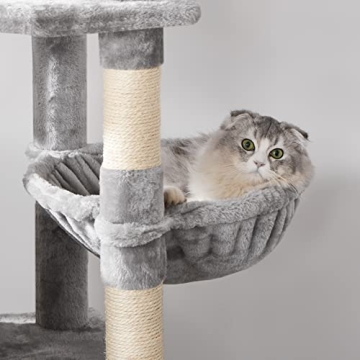BEWISHOME 64.5in Cat Tree for Multi-Level Fun and Scratching