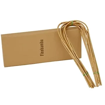 Natural Bamboo U Trellis for Indoor Climbing Plants