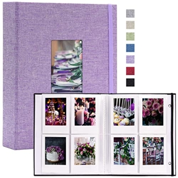 Vienrose Mini Polaroid Photo Album Book 208 Pocket 2x3 Inch Pictures for Fujifilm Instax Mini 7s 8 9...