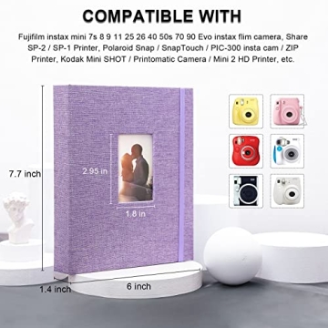Stylish Vienrose Mini Polaroid Photo Album for Instant Photos