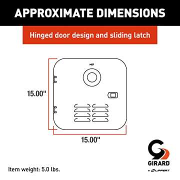 Girard RV Water Heater Door Kit - Easy Installation