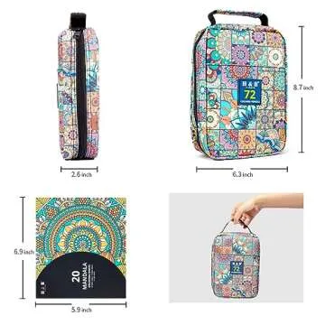 H & B Colored Pencils Set - Complete Creative Art Kit