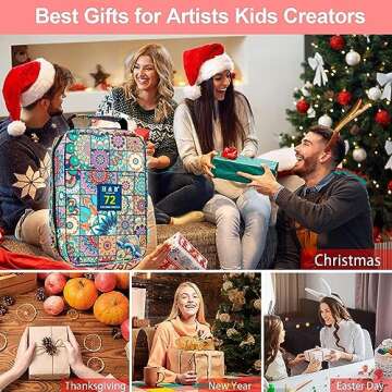 H & B Colored Pencils Set - Complete Creative Art Kit