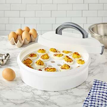 Juvale 12 Inch Dessert Carrier with Lid and Handle