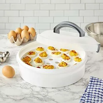 Juvale 12 Inch Dessert Carrier with Lid and Handle